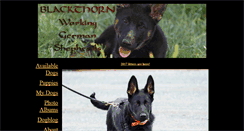 Desktop Screenshot of blackthornkennel.com